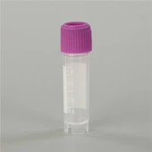 Pp 1.8ml Plastik Kriyo Kriyojenik Flakon Cryovials Tüp