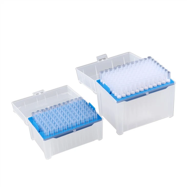 Raflı Şeffaf Steril Filtreli Pipet Uçları